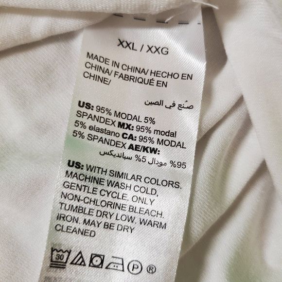 Soma Soft Modal Tank Top Scoop Neck Ivory White sz 2X - Picture 4 of 5